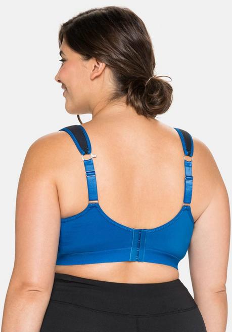 sheego Sport-BH aus Coolmax®, im Komfort-Schnitt - italienblau sheego Nur noch ein Tag übrig