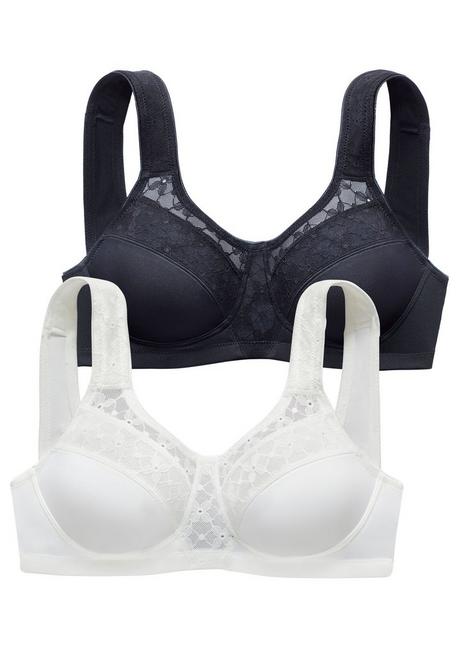 NUANCE Entlastungs-BH - weiß+schwarz sheego Flash Sale