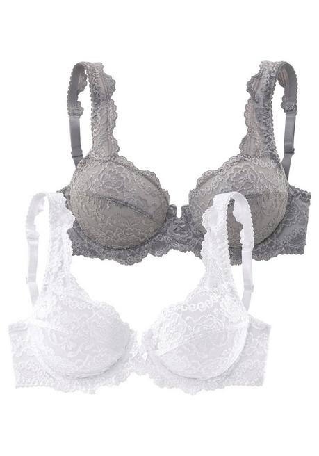 PETITE FLEUR Bügel-BH - stein+weiß sheego Black Friday