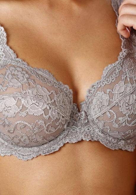 PETITE FLEUR Bügel-BH - stein+weiß sheego Black Friday