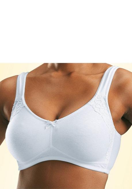 PETITE FLEUR Soft-BH - lila+weiß sheego Osterangebot