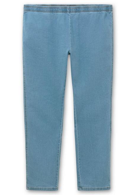 sheego Schmale Jeans mit Stretchbund, ohne Taschen - light blue Denim sheego Saisonale Angebote