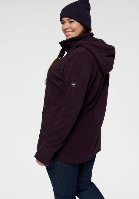 Polarino Fleecejacke - aubergine sheego Riesige Ersparnisse