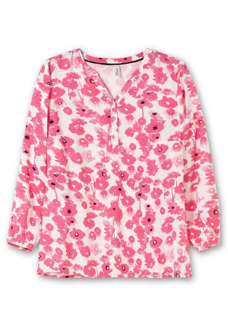 sheego Tunika mit floralem Alloverprint - magenta gemustert sheego 50% Rabatt mit kostenlosem Versand