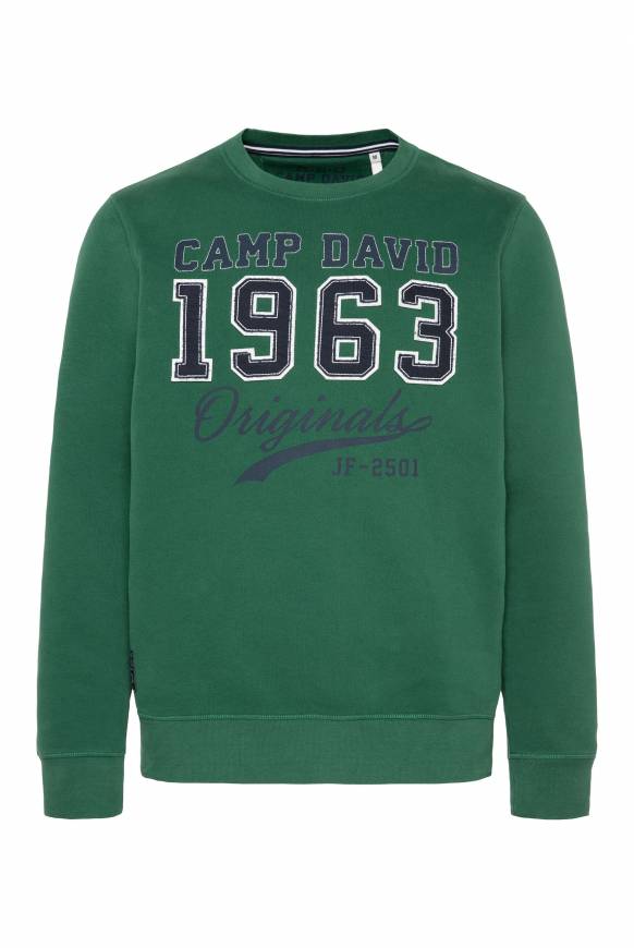 ﻿Soccx Sweatshirt mit Artwork im Retro-Style raw green VIP-Rabatte