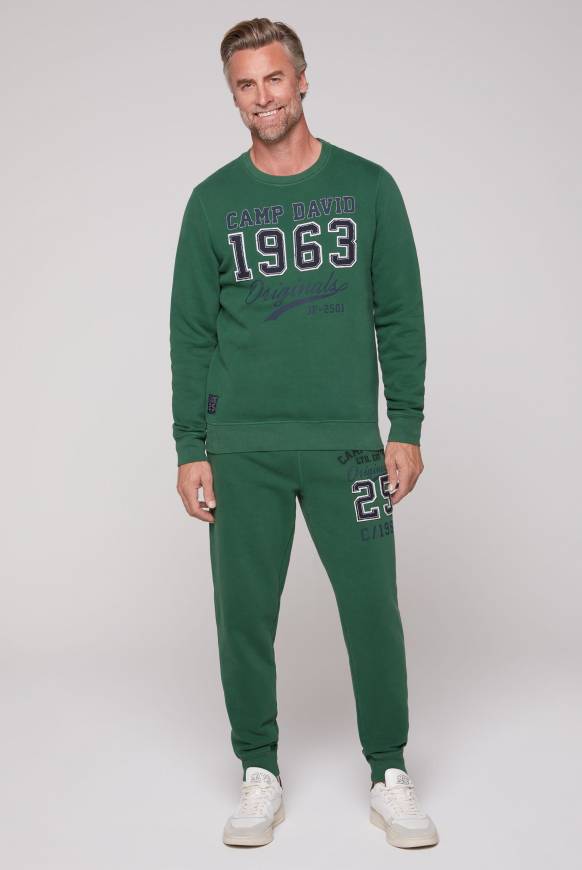 ﻿Soccx Sweatshirt mit Artwork im Retro-Style raw green VIP-Rabatte