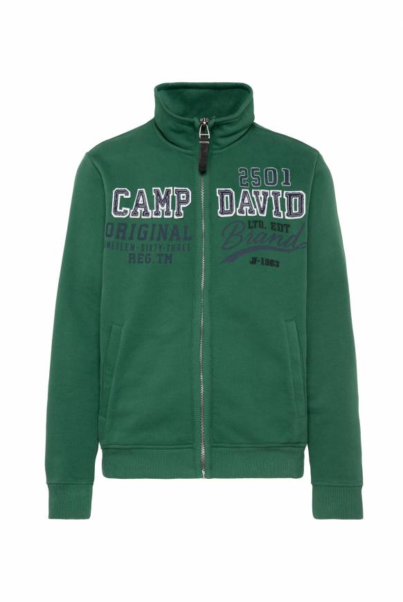 Soccx Sweatjacke mit Artwork im Retro-Style raw green Neueste Stile
