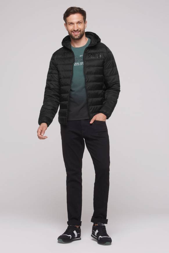 Soccx Leichte Steppjacke mit Kapuze black Bis zu 65% Rabatt