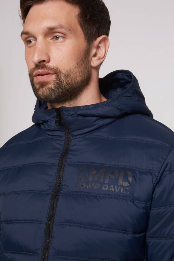 Soccx Leichte Steppjacke mit Kapuze blue navy Nur für heute