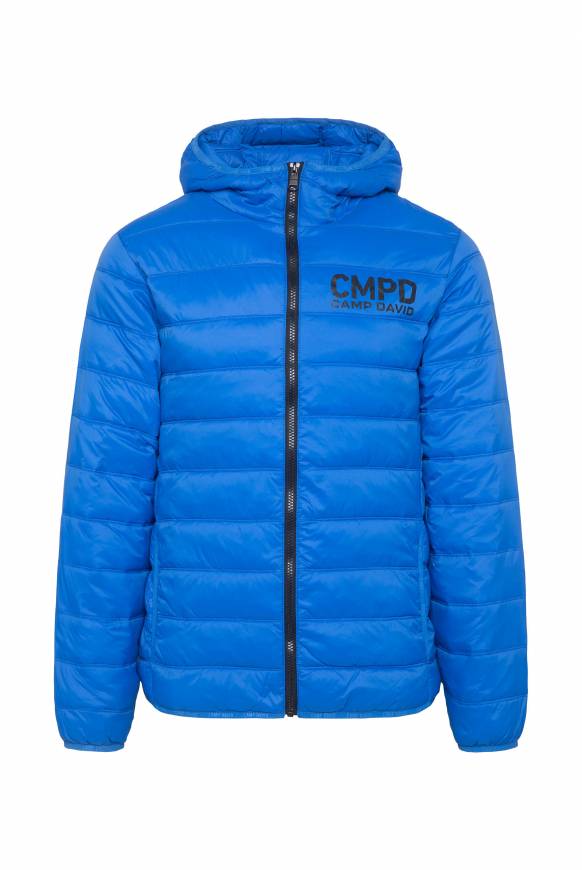 Soccx Leichte Steppjacke mit Kapuze flight blue Sonderangebot der Fabrik
