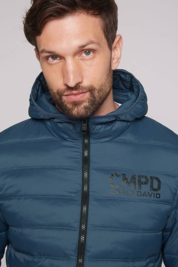 Soccx Leichte Steppjacke mit Kapuze blue haze Vierteljährliche Förderung