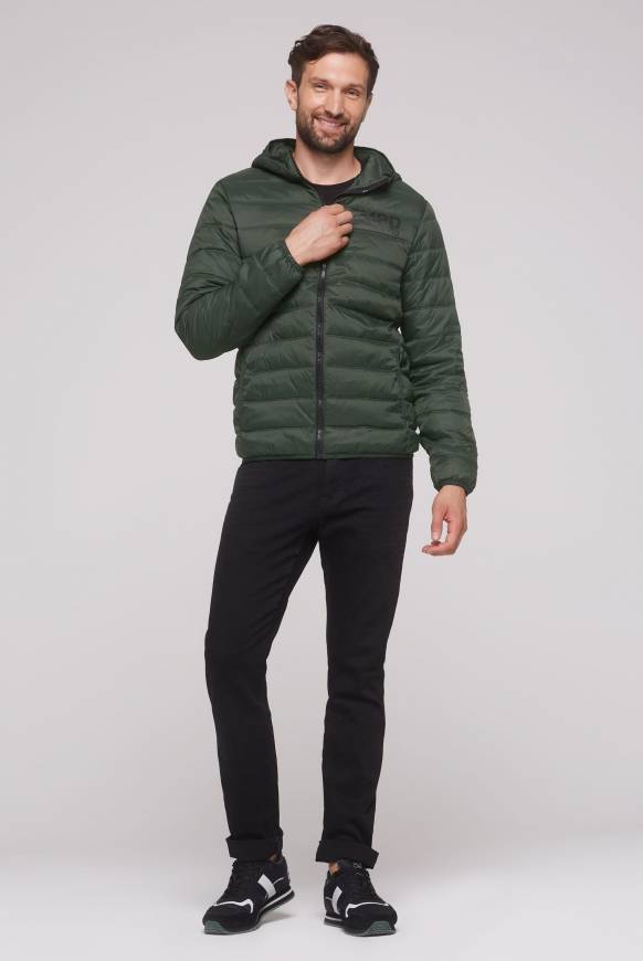 Soccx Leichte Steppjacke mit Kapuze khale green Bis zu 55% Rabatt