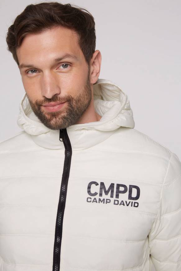 Soccx Leichte Steppjacke mit Kapuze kitt Nur noch ein Tag übrig