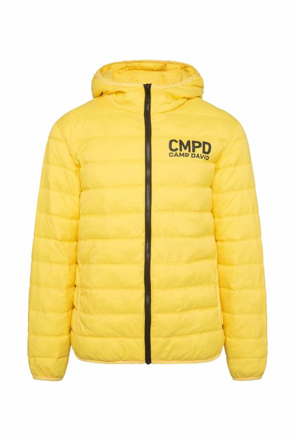 Soccx Leichte Steppjacke mit Kapuze industrial yellow Super Rabatt