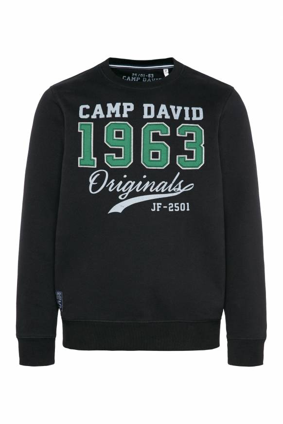 Soccx Sweatshirt mit Artwork im Retro-Style black 50% Rabatt mit kostenlosem Versand