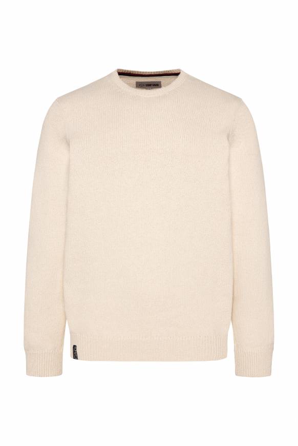 Soccx Pullover mit Rundhalsausschnitt ecru Fabrik Onlineshop