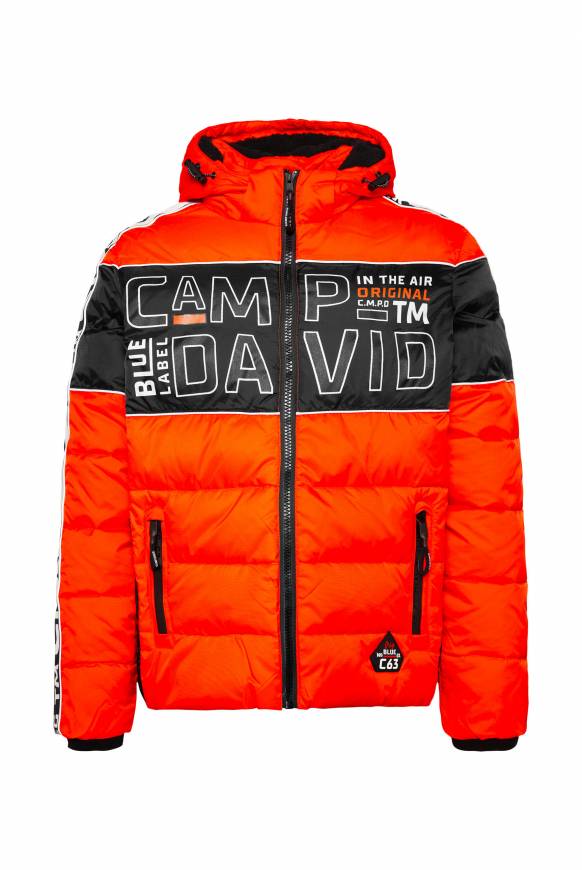 Soccx Winterjacke mit Colour-Blocking und Logo-Design signal orange Flash Sale