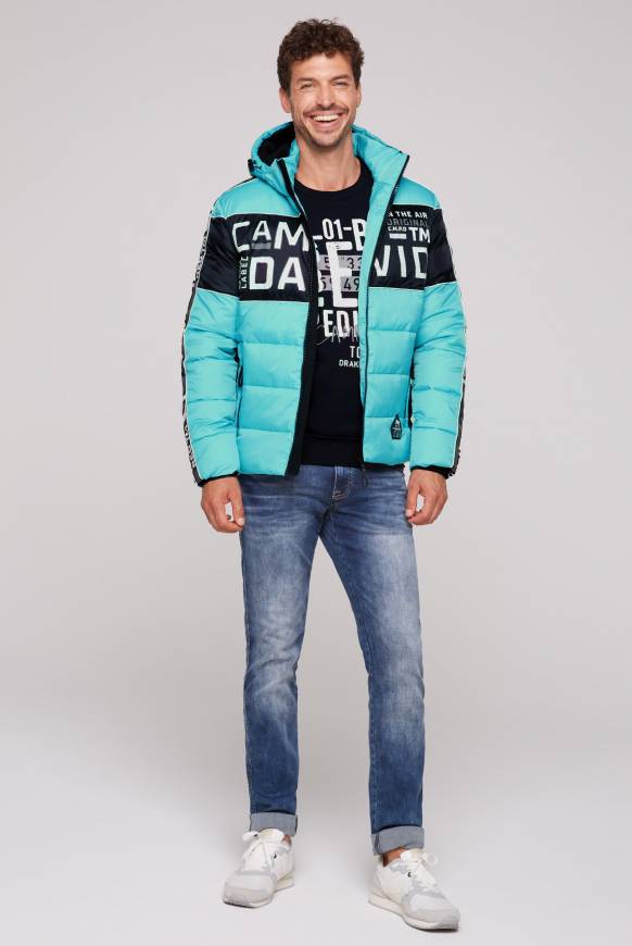 Soccx Winterjacke mit Colour-Blocking und Logo-Design new aqua Begrenztes Angebot
