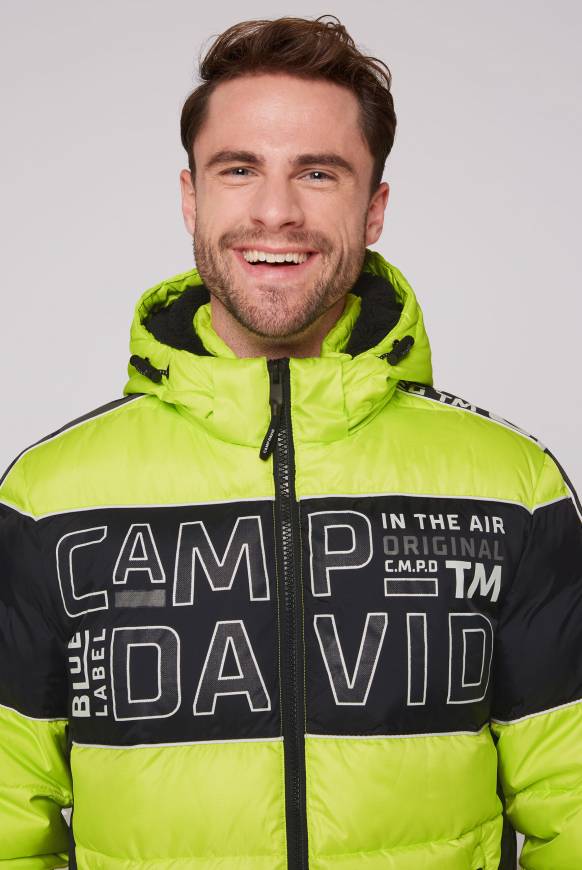 Soccx Winterjacke mit Colour-Blocking und Logo-Design neon kiwi Online Shopping
