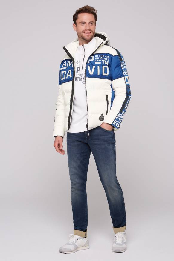 Soccx Winterjacke mit Colour-Blocking und Logo-Design kitt Exklusivangebot