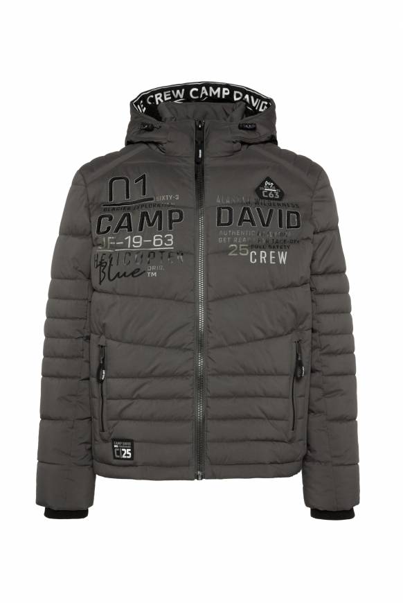 Soccx Winterjacke mit Kapuze im Ski-Design dark anthra Preisnachlass