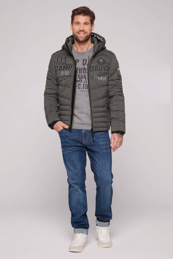 Soccx Winterjacke mit Kapuze im Ski-Design dark anthra Preisnachlass
