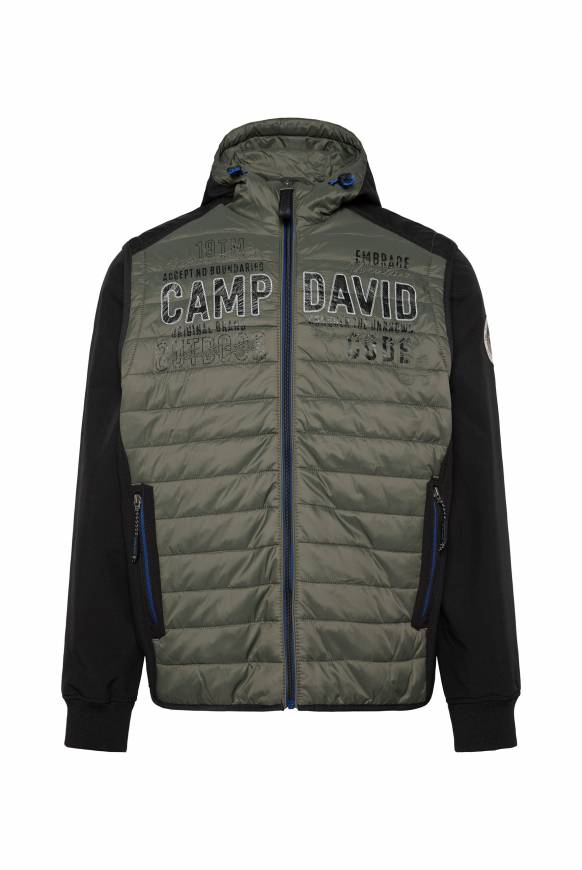 Soccx 2-in-1 Softshelljacke mit abtrennbaren Ärmeln forest khaki / black Neueste Mode