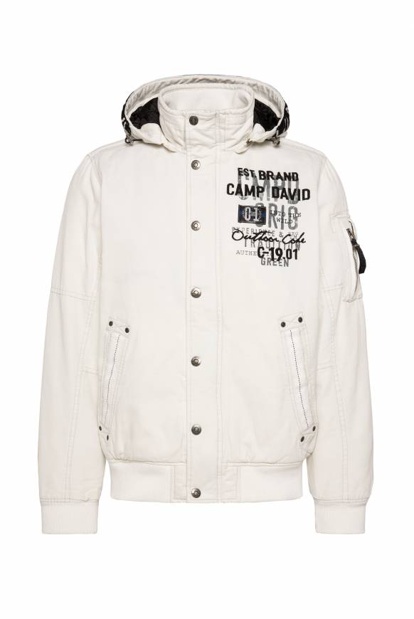 Soccx Winterblouson mit abtrennbarer Kapuze und Artworks kitt Zeitlich begrenztes Angebot