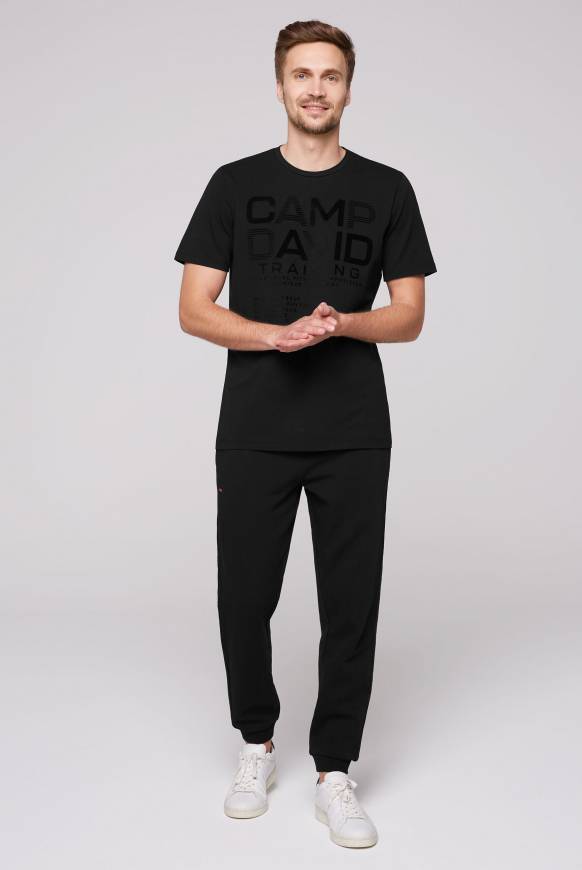 Soccx Sport-T-Shirt mit Artworks black Bis zu 55% Rabatt