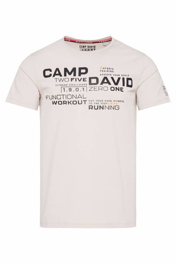 Soccx Sport-T-Shirt mit Artwork shell Discount Store für neue Produkte