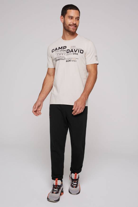 Soccx Sport-T-Shirt mit Artwork shell Discount Store für neue Produkte