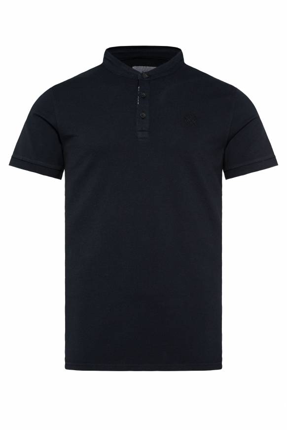 Soccx Henley-Shirt im Polo-Stil blue navy Limitierter Zeitrabatt