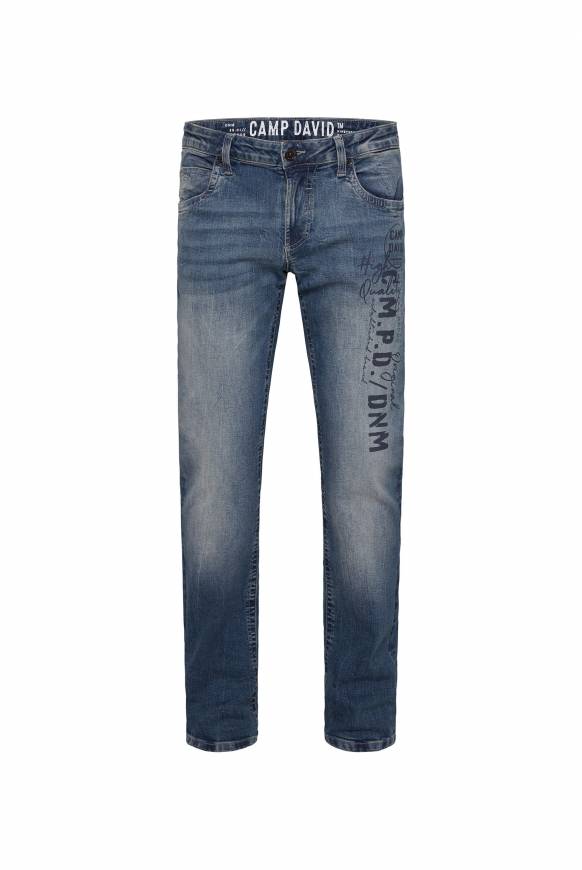 Soccx Jeans NI:CO Regular Fit dark blue printed Letzte 2 Tage