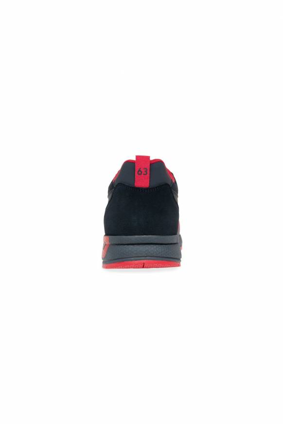 Soccx Power Sneaker im Materialmix mit XL-Logo navy / red 50% Rabatt für begrenzte Zeit