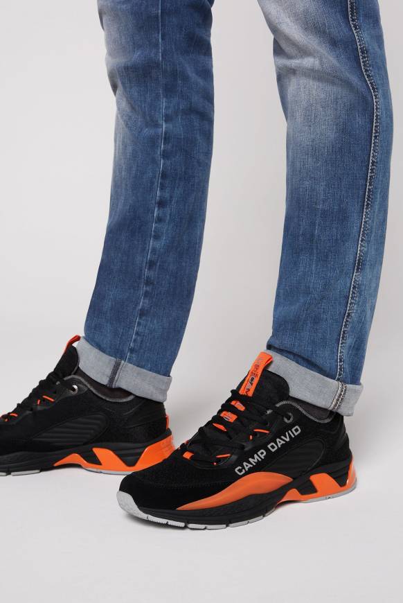 Soccx Premium Sneaker im Knit-Design mit 3D-Rubber-Elementen black Rabatte dieses Monats