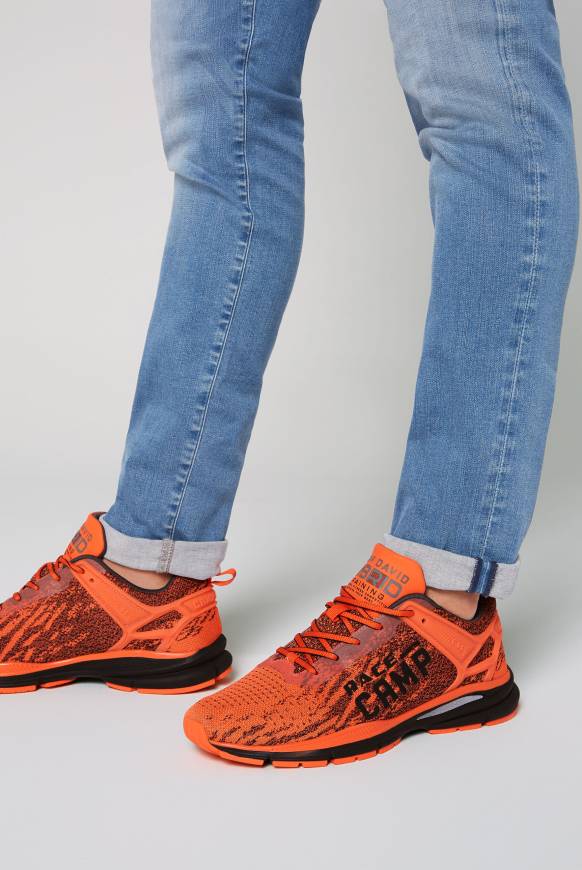 Soccx Running Sneaker mit Knit-Design und Rubber Logo signal orange Hotsell