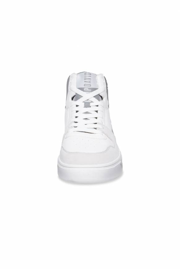 Soccx Hightop Sneaker im Materialmix mit Rubber Logos white Günstiger Verkauf
