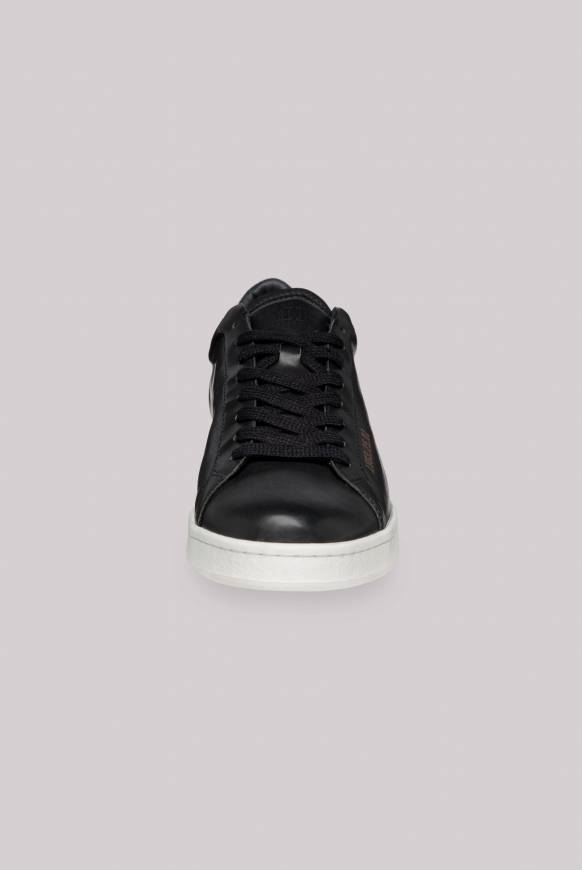 Soccx Sneaker aus Leder mit Logo Prints black Fabrikverkauf