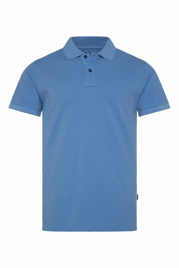 Soccx Basic Pikee-Polo mit Trikotkragen sky blue Black Friday