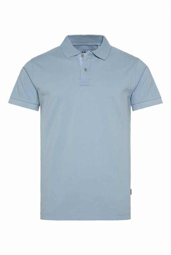 Soccx Basic Pikee-Polo mit Trikotkragen new blue Osterangebot