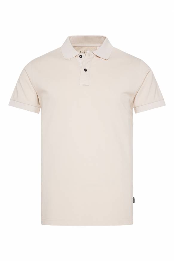 Soccx Basic Pikee-Polo mit Trikotkragen light cappuccino Valentinstagsangebot