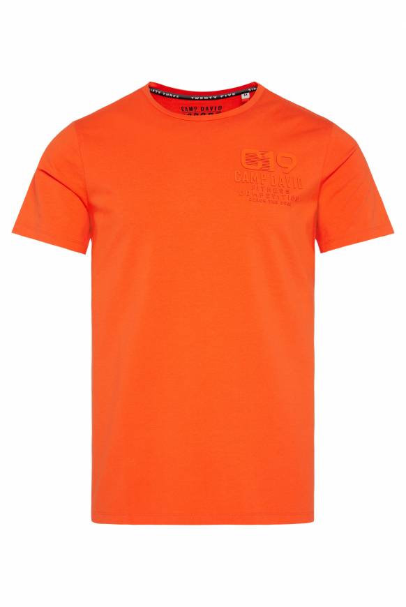 Soccx Sport-T-Shirt mit Artwork signal orange VIP-Rabatte