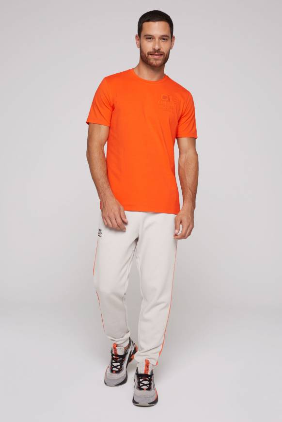 Soccx Sport-T-Shirt mit Artwork signal orange VIP-Rabatte