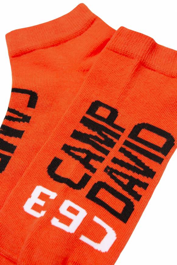 Soccx Sneakersocken im Dreierpack signal orange Sonderangebot der Fabrik