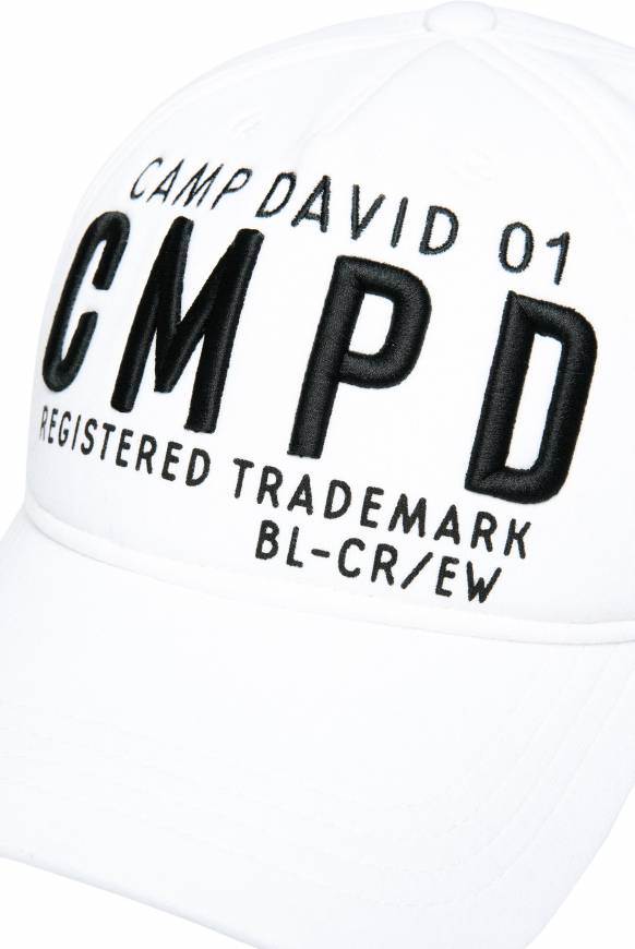 Soccx Base Cap mit 3D-Stickerei opticwhite Begrenzt auf 3 Tage