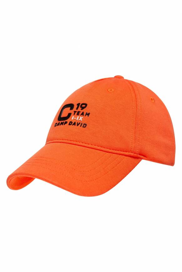 Soccx Base Cap mit Rubber Prints signal orange Schlussverkauf