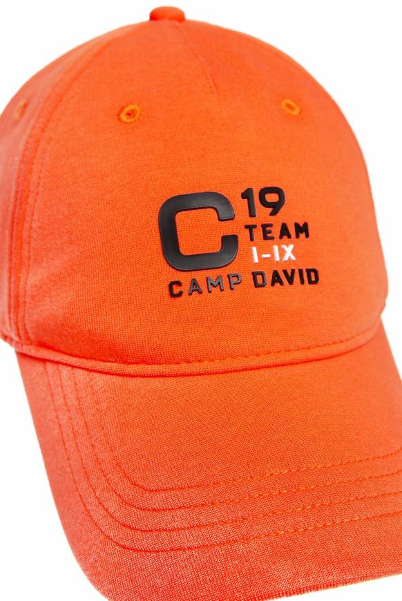 Soccx Base Cap mit Rubber Prints signal orange Schlussverkauf