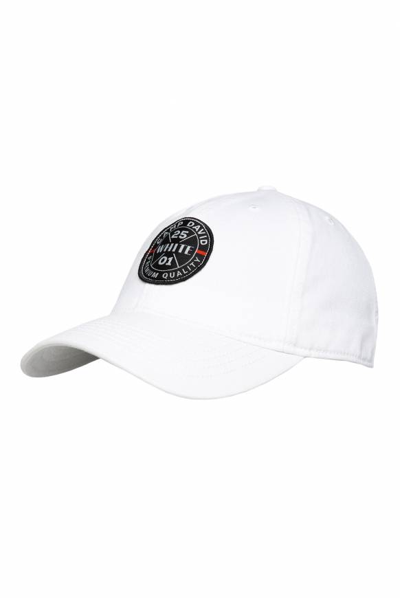 Soccx Base Cap mit Label Patch opticwhite Fabrik Onlineshop