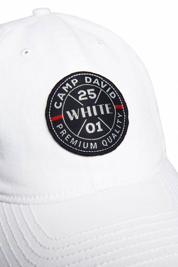Soccx Base Cap mit Label Patch opticwhite Fabrik Onlineshop