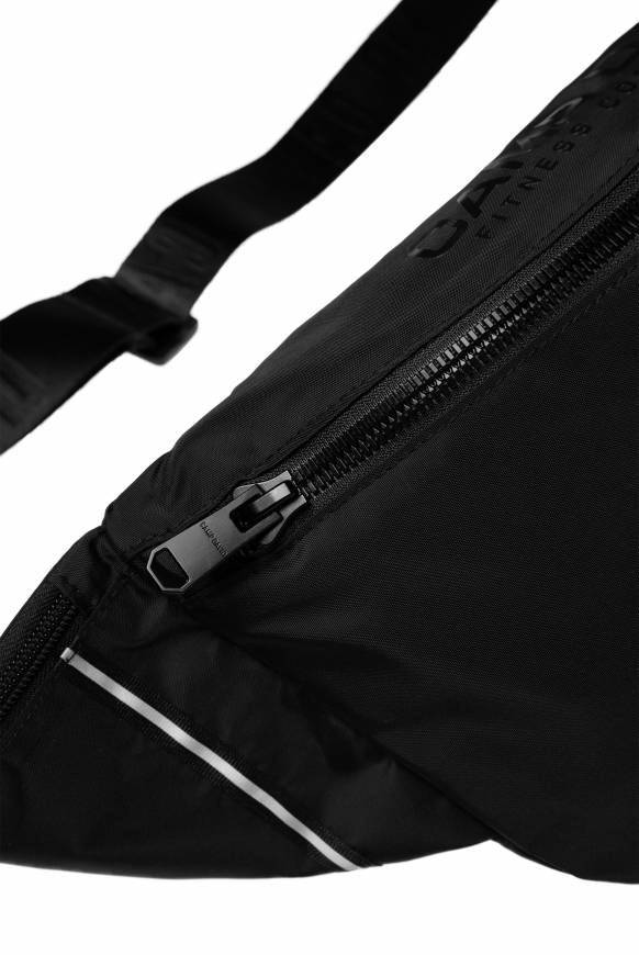 Soccx Große Gürteltasche mit Logo Print black Fabrikpreis